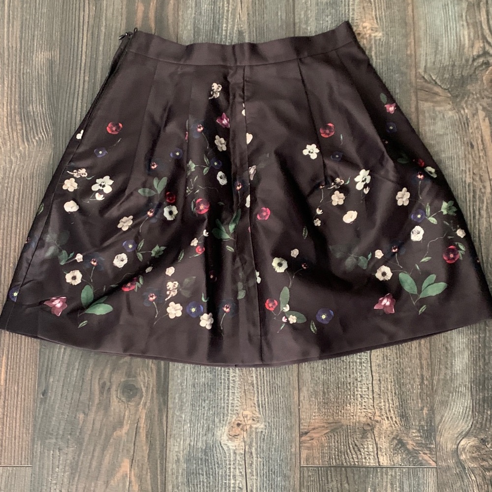 Flower black skirt H&M